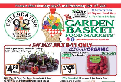 The Garden Basket Flyer July 8 to 14