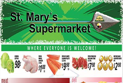 St. Mary's Supermarket Flyer July 7 to 13