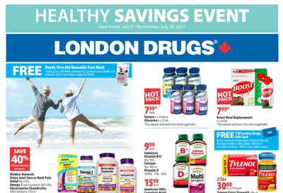 London Drugs Healthy Savings Event Flyer July 9 to 28