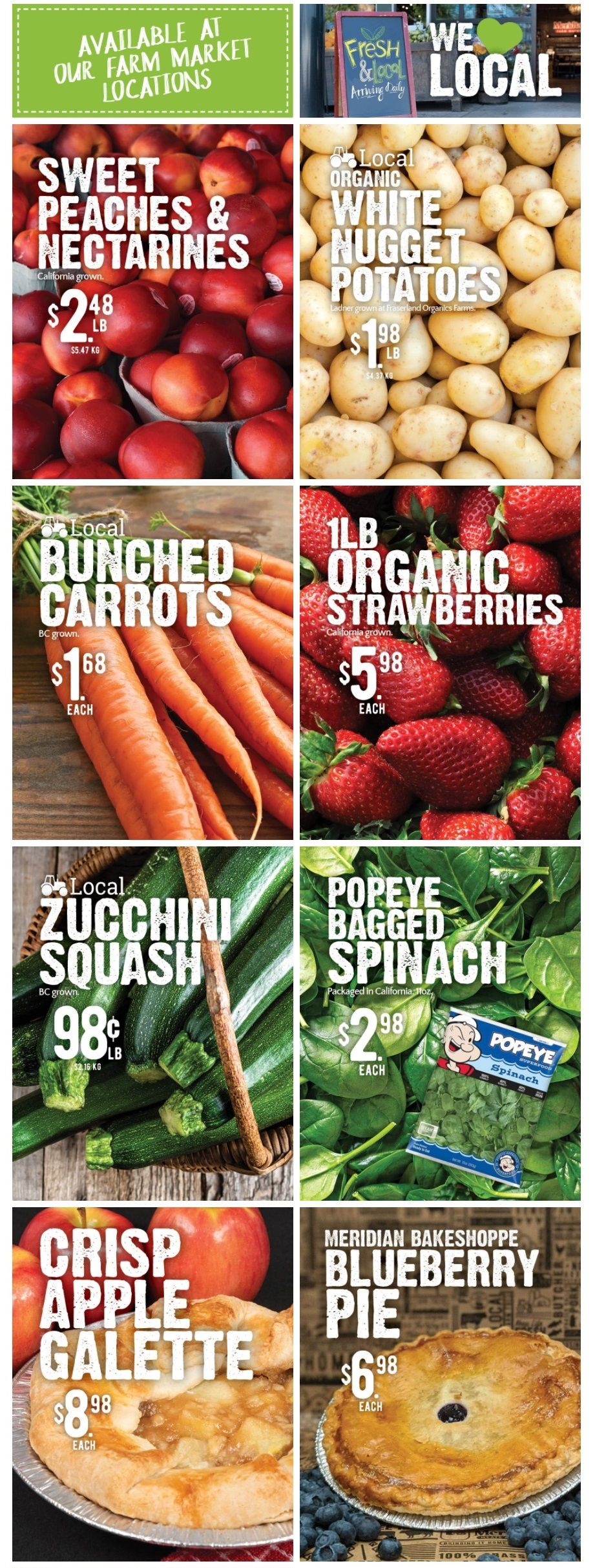 Meridian Farm Market Flyer July 8 to 14