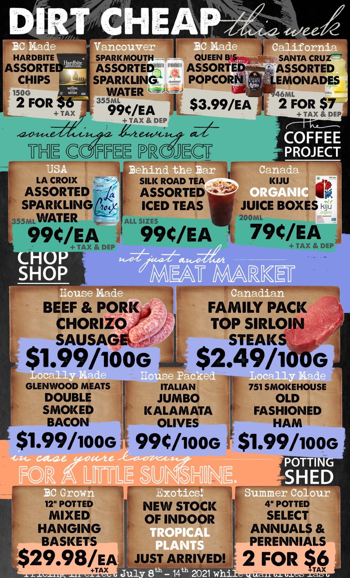 The Root Cellar Flyer July 8 to 14