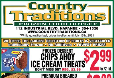 Country Traditions Flyer July 8 to 15