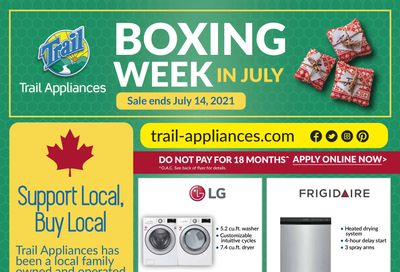 Trail Appliances (AB & SK) Flyer July 8 to 14