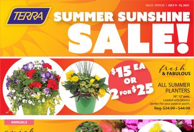 Terra Greenhouses Flyer July 9 to 15