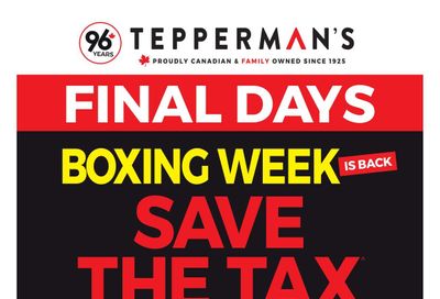 Tepperman's Flyer July 9 to 15
