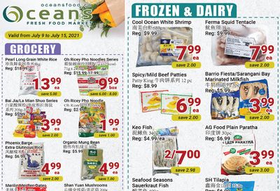 Oceans Fresh Food Market (Mississauga) Flyer July 9 to 15