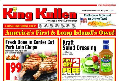 King Kullen (NY) Weekly Ad Flyer July 9 to July 15