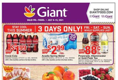 Giant Food (DE, MD, VA) Weekly Ad Flyer July 9 to July 15