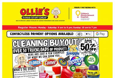 Ollie's Bargain Outlet Weekly Ad Flyer July 8 to July 14