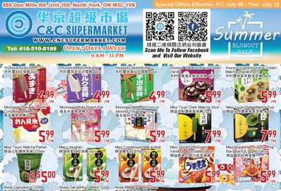 C&C Supermarket Flyer July 9 to 15