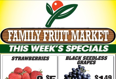 Family Fruit Market Flyer October 19 to 22