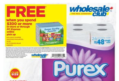 Real Canadian Wholesale Club Flyer July 9 to 15