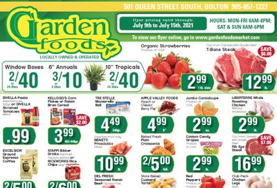 Garden Foods Flyer July 9 to 15