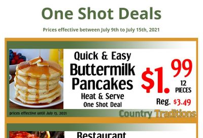 Country Traditions One-Shot Deals Flyer July 9 to 15