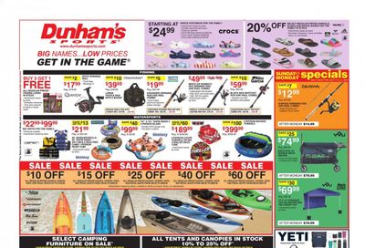 Dunham's Sports Weekly Ad Flyer July 10 to July 15
