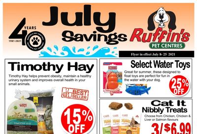 Rufiin's Pet Centre Flyer July 8 to 25