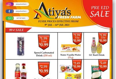 Atiya's Fresh Farm Flyer July 9 to 14