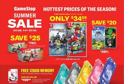 GameStop Weekly Ad Flyer July 5 to July 10
