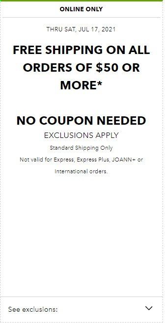 JOANN Weekly Ad Flyer July 11 to July 17