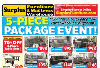 Surplus Furniture & Mattress Warehouse (Thunder Bay) Flyer July 12 to August 1