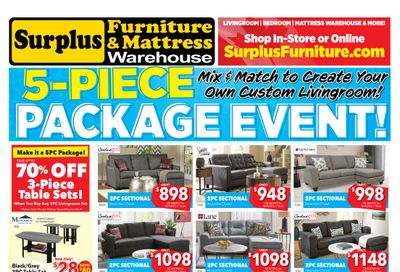 Surplus Furniture & Mattress Warehouse (Sydney) Flyer July 12 to August 1