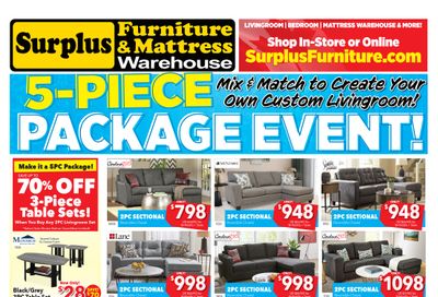 Surplus Furniture & Mattress Warehouse (St. Catharines) Flyer July 12 to August 1