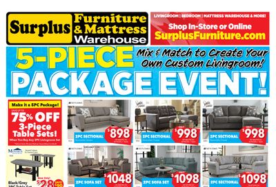 Surplus Furniture & Mattress Warehouse (Calgary) Flyer July 12 to August 1 Surplus Furniture & Mattress Warehouse (Calgary) Flyer July 12 to August 1