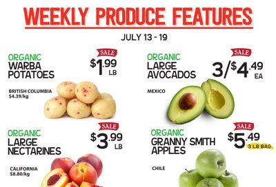 Pomme Natural Market Flyer July 13 to 19