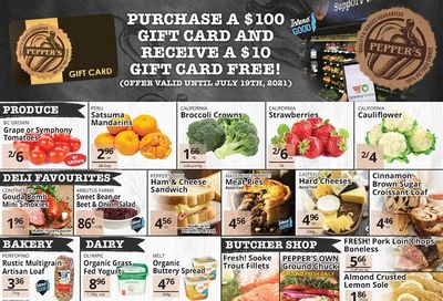 Pepper's Foods Flyer July 13 to 19