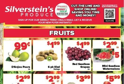 Silverstein's Produce Flyer July 13 to 17
