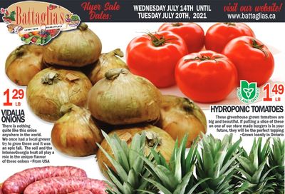 Battaglia's Marketplace Flyer July 14 to 20