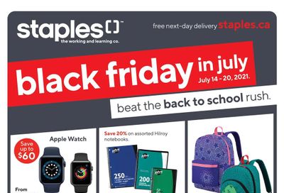 Staples Flyer July 14 to 20