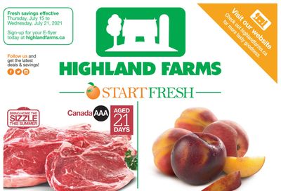 Highland Farms Flyer July 15 to 21