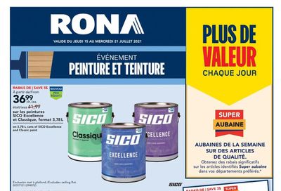 Rona (QC) Flyer July 15 to 21