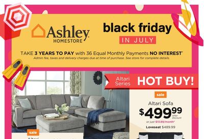 Ashley HomeStore (West) Flyer July 13 to 29