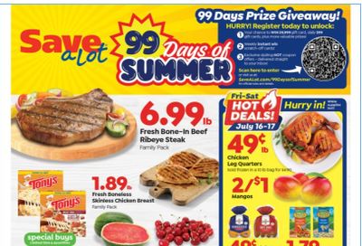 Save a Lot Weekly Ad Flyer July 14 to July 20