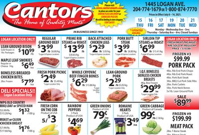 Cantor's Meats Flyer July 15 to 21
