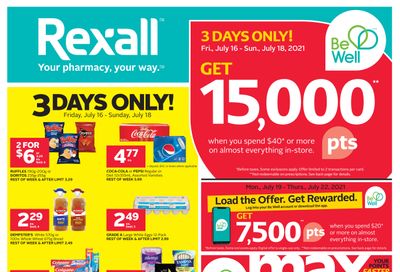 Rexall (West) Flyer July 16 to 22