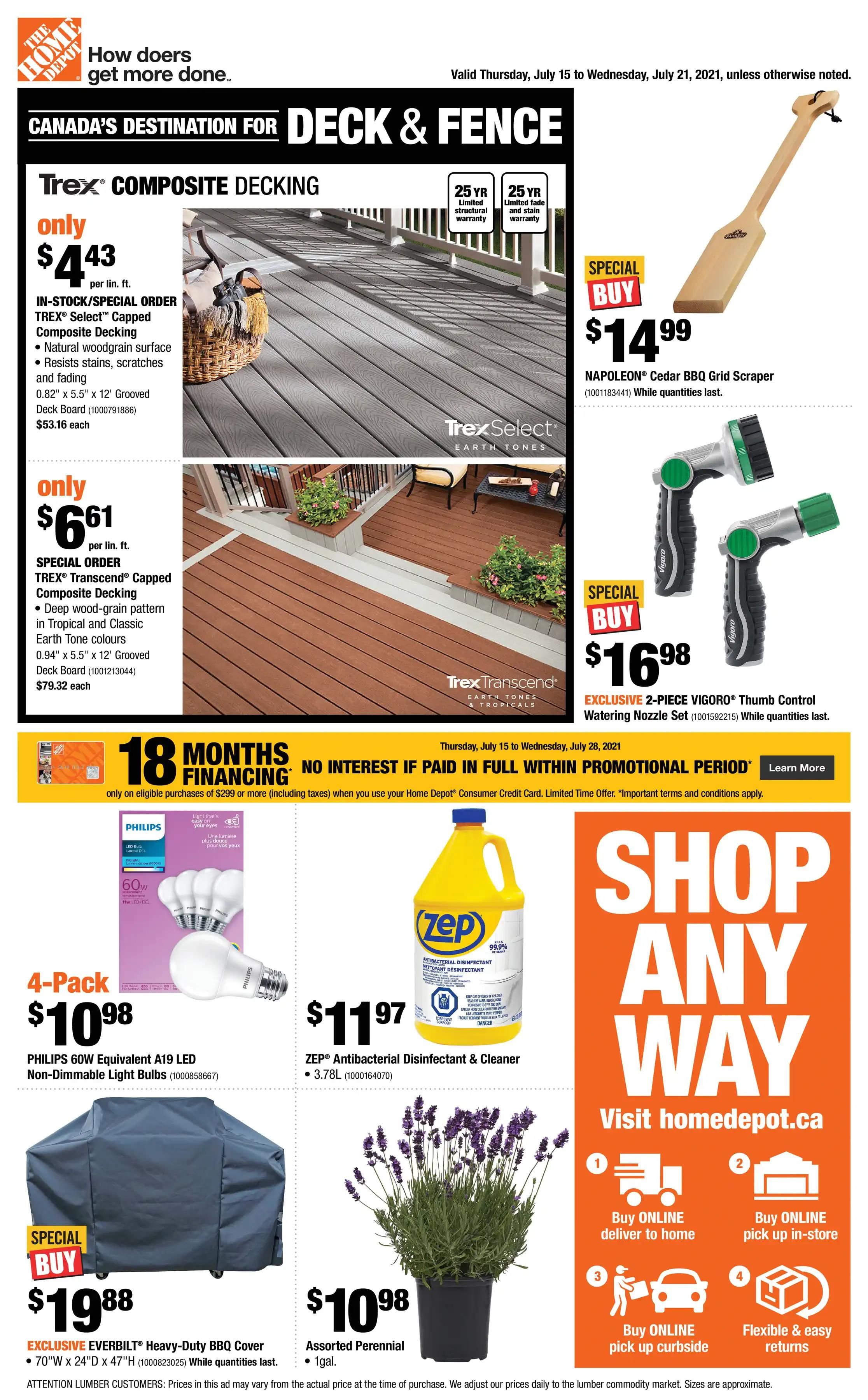 Home Depot (Atlantic) Flyer July 15 To 21