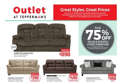 Outlet at Tepperman's Flyer July 16 to 22