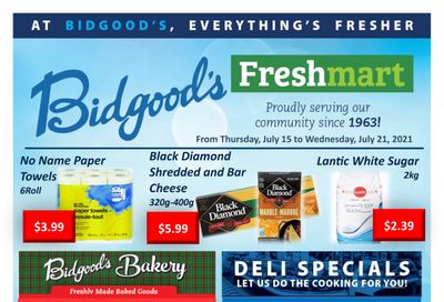 Bidgood's Flyer July 15 to 21