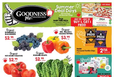 Goodness Me Flyer July 15 to 28