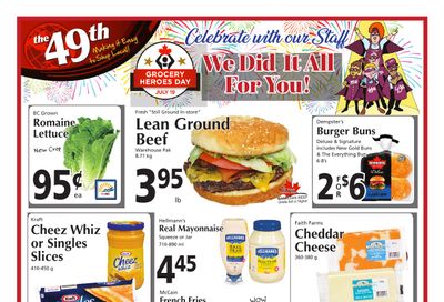 The 49th Parallel Grocery Flyer July 15 to 21