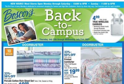 Boscov's (CT, DE, MD, NJ, NY, PA) Weekly Ad Flyer July 15 to July 21