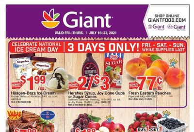 Giant Food (DE, MD, VA) Weekly Ad Flyer July 16 to July 22