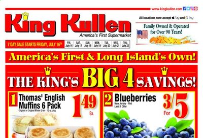 King Kullen (NY) Weekly Ad Flyer July 16 to July 22