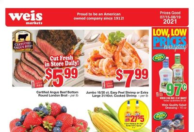 Weis (MD, NY, PA) Weekly Ad Flyer July 15 to August 19