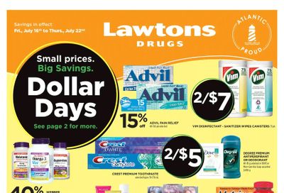 Lawtons Drugs Flyer July 16 to 22