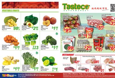 Tasteco Supermarket Flyer July 16 to 22