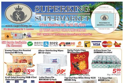 Superking Supermarket (London) Flyer July 16 to 22